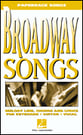 Paperback Songs-Broadway Songs piano sheet music cover